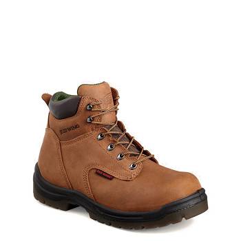 Red Wing Férfi King Toe 6-inch Safety Toe Munkavédelmi Bakancs Barna